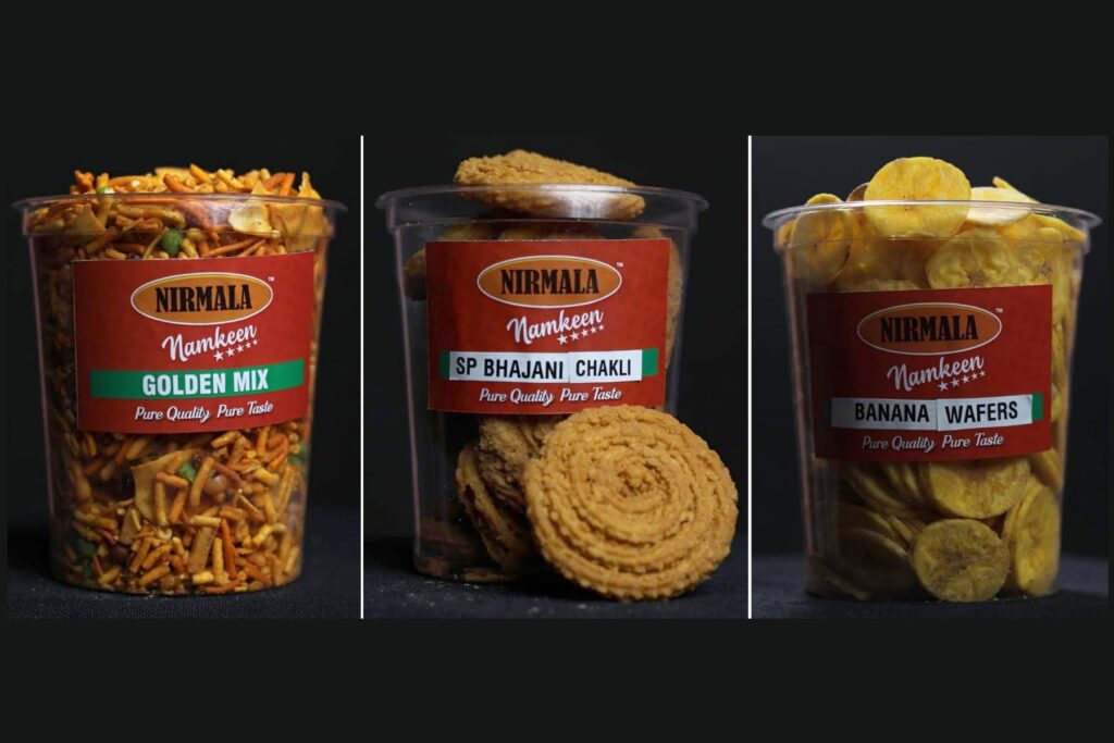 Nirmala Namkeen products never compromise on quality and health apart from taste