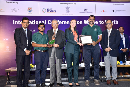 Green Worms wins the 3R Award for Excellence in Innovative solutions at the International Conference on Waste to Worth