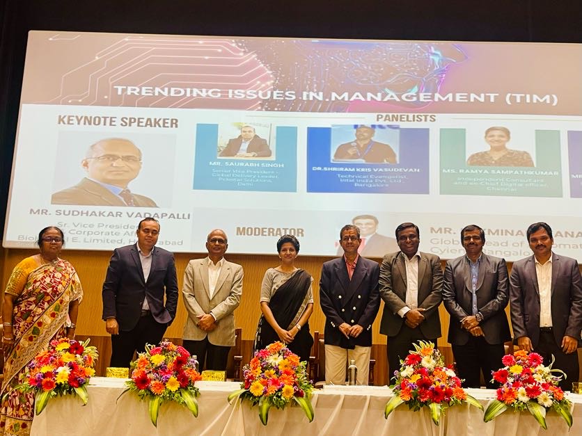 SRM University-AP Shines a Spotlight on Artificial Intelligence in Inaugural “Trending Issues in Management” Event