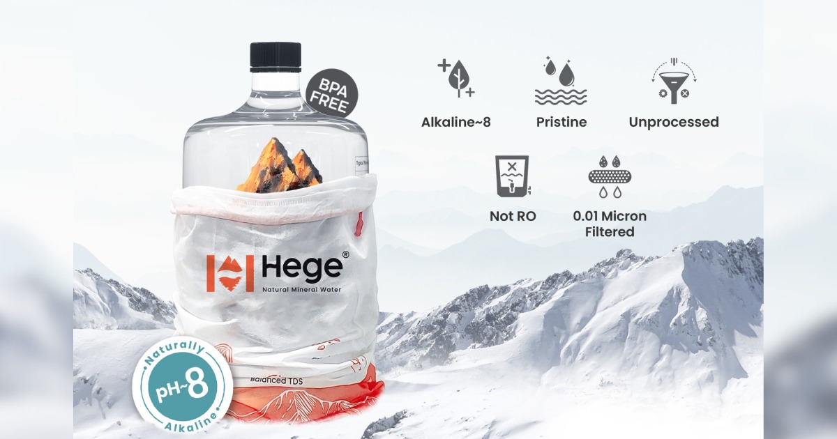 Hege Water: Pure, Alkaline Hydration Straight from the Himalayas