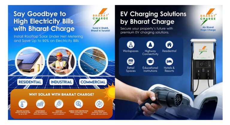 Bharat Charge: Solar Energy and EV Charging Solutions Driving India’s Clean Energy Future