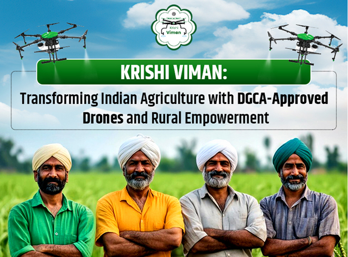 Krishi Viman: Transforming Indian Agriculture with DGCA-Approved Drones and Rural Empowerment