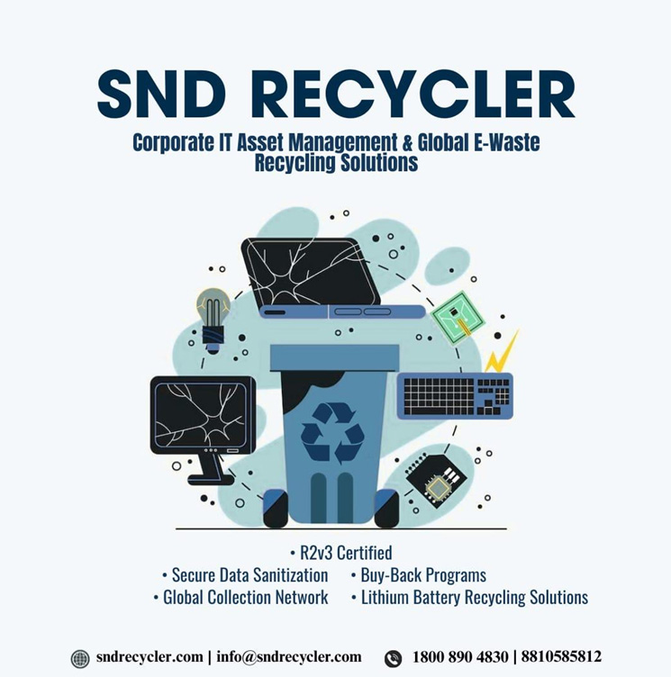 SND Recycler Provides Secure E-Waste Disposal & Hard Drive Services Across India