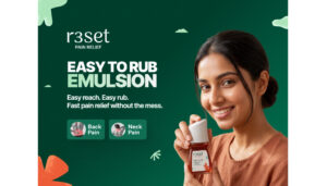 R3SET Easy to Rub Pain Relief Emulsion: The Smarter Roll-On for Joint pain, Muscle Pain, Back pain & Everyday Aches 