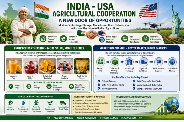 India–US Agricultural Partnership: Opening New Opportunities for Indian Farmers