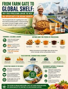 From Farm Gate to Global Shelf: Why Food Processing Can Be the Next Big Opportunity for Indian Farmers